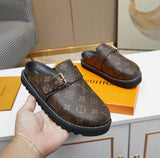 (Pre-Sale) (New) Brown Clogs) (2/3 Week TAT) (Size up at least 1.5 size)