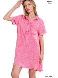(New) Sunny Day Acid Wash Dress (2 options)