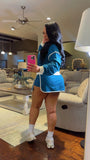 (New) Teal 2 Piece Skort Set (Can Size Down)