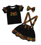 (New) Black and Proud Set with headband (Instock)
